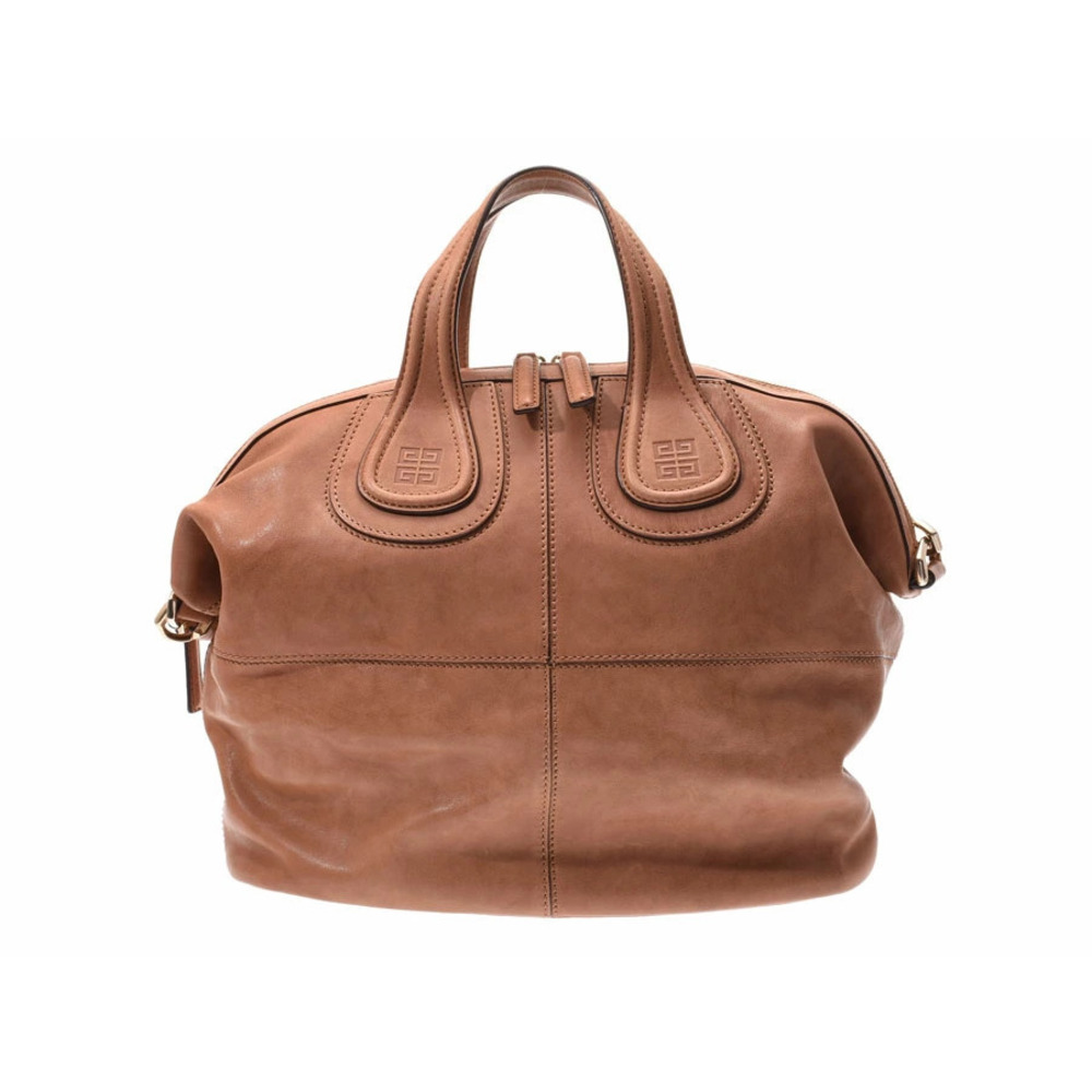 Givenchy Nightingale Camel Brown Tan Leather Handbag Strap